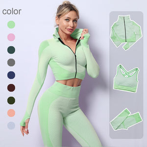 Crop Top High Waist Leggings - Amuse Fit crop-top-high-waist-leggings, 