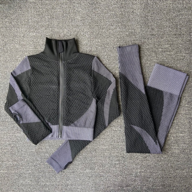 Crop Top High Waist Leggings - Amuse Fit crop-top-high-waist-leggings, 