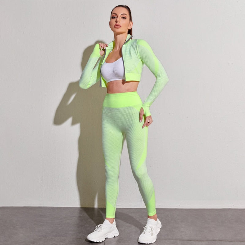 Crop Top High Waist Leggings - Amuse Fit crop-top-high-waist-leggings, 