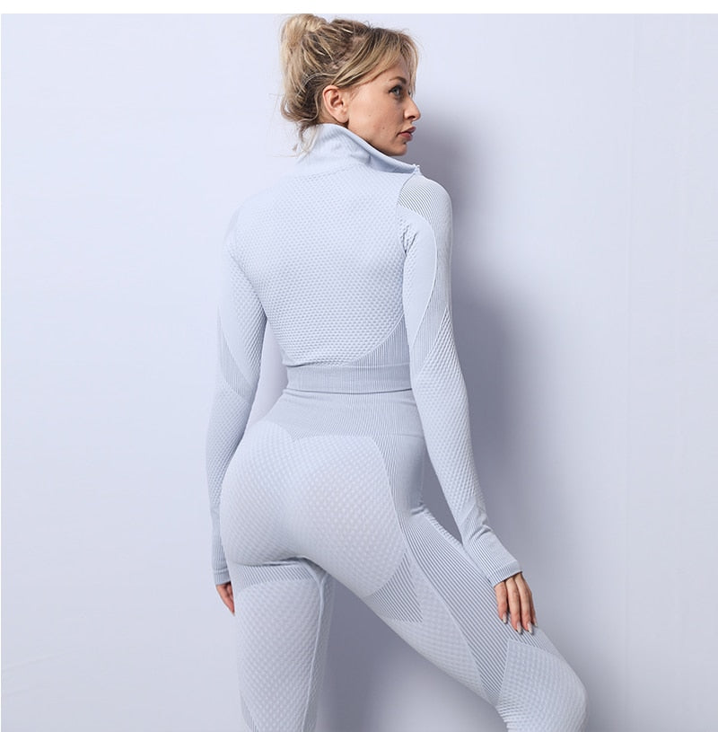 Crop Top High Waist Leggings - Amuse Fit crop-top-high-waist-leggings, 