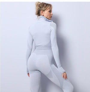 Crop Top High Waist Leggings - Amuse Fit crop-top-high-waist-leggings, 