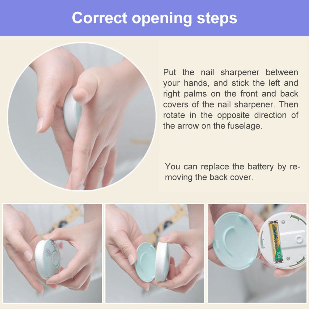 Baby Electric Nail Trimmer - Amuse Fit baby-electric-nail-trimmer, 